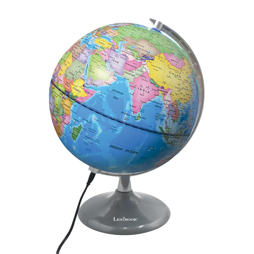 Globe Terrestre Jour & Nuit Lumineux