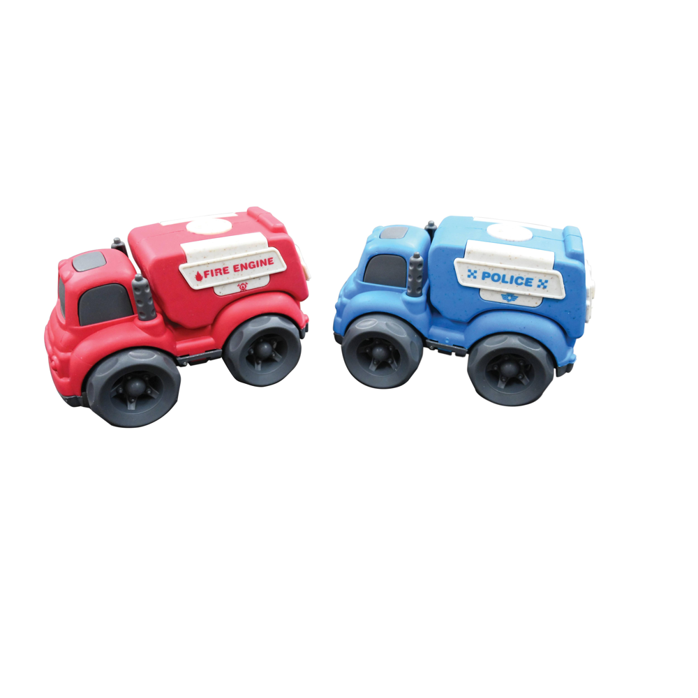 Voiture Police & Camion De Pompier