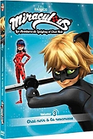 miraculous, les aventures de Ladybug et Chat Noir, vol. 3 : Chat Noir à la rescousse,DVD