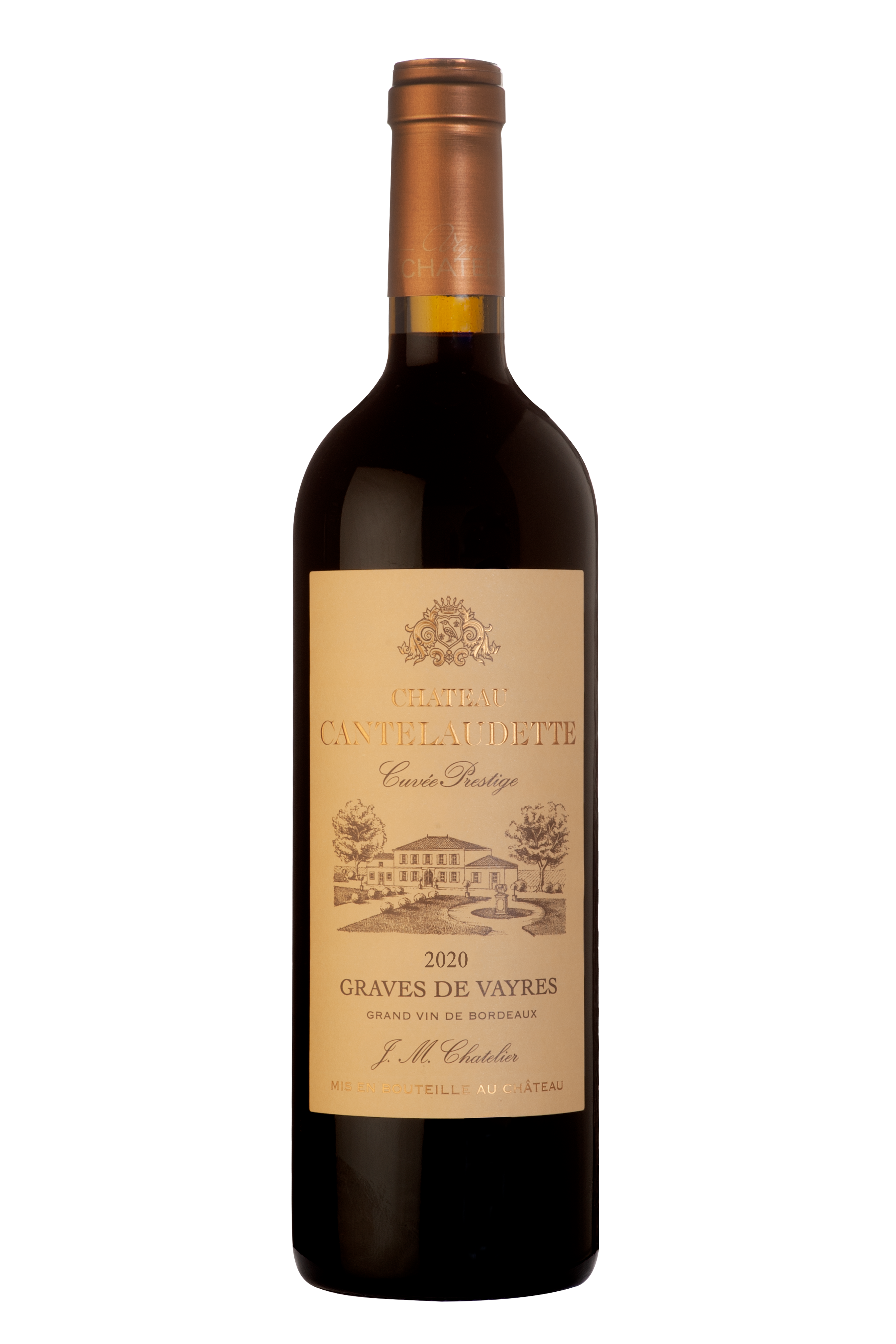 Château Cantelaudette Cuvée Prestige, 2020 - Graves de Vayres AOP - Rouge - 75 cl