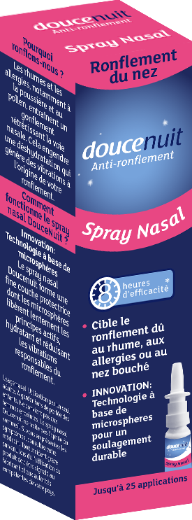 Spray nasal anti-ronflement la nuit 10ml