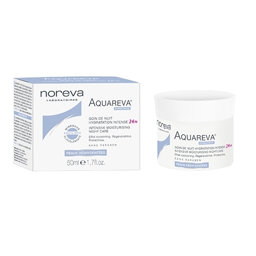 Aquareva soin de nuit hydratation intense 24h 50ml