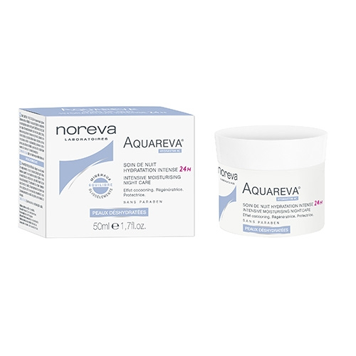 Aquareva soin de nuit hydratation intense 24h 50ml