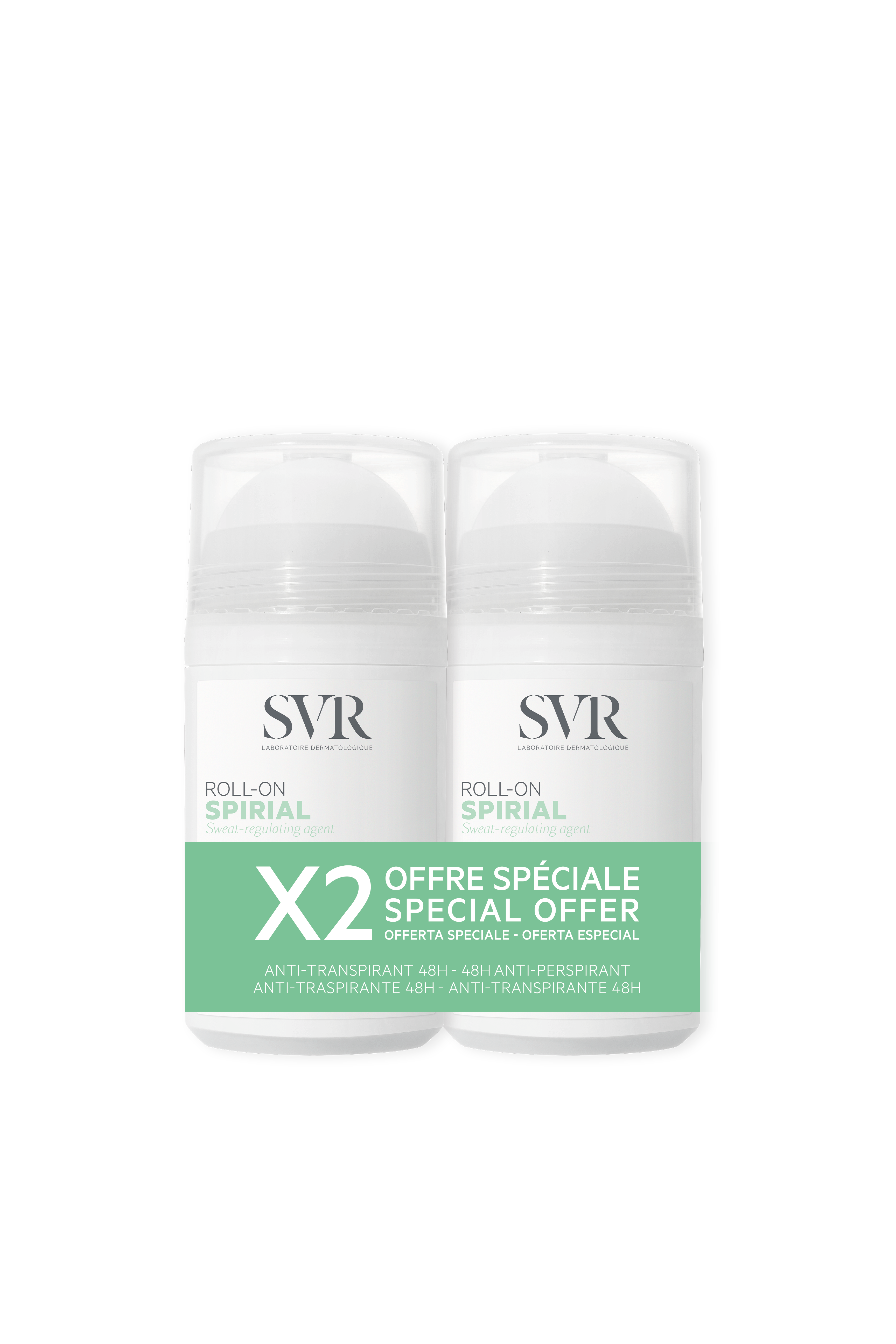 Spirial Duo Roll On Végétal 50ml - 2nd à -40%