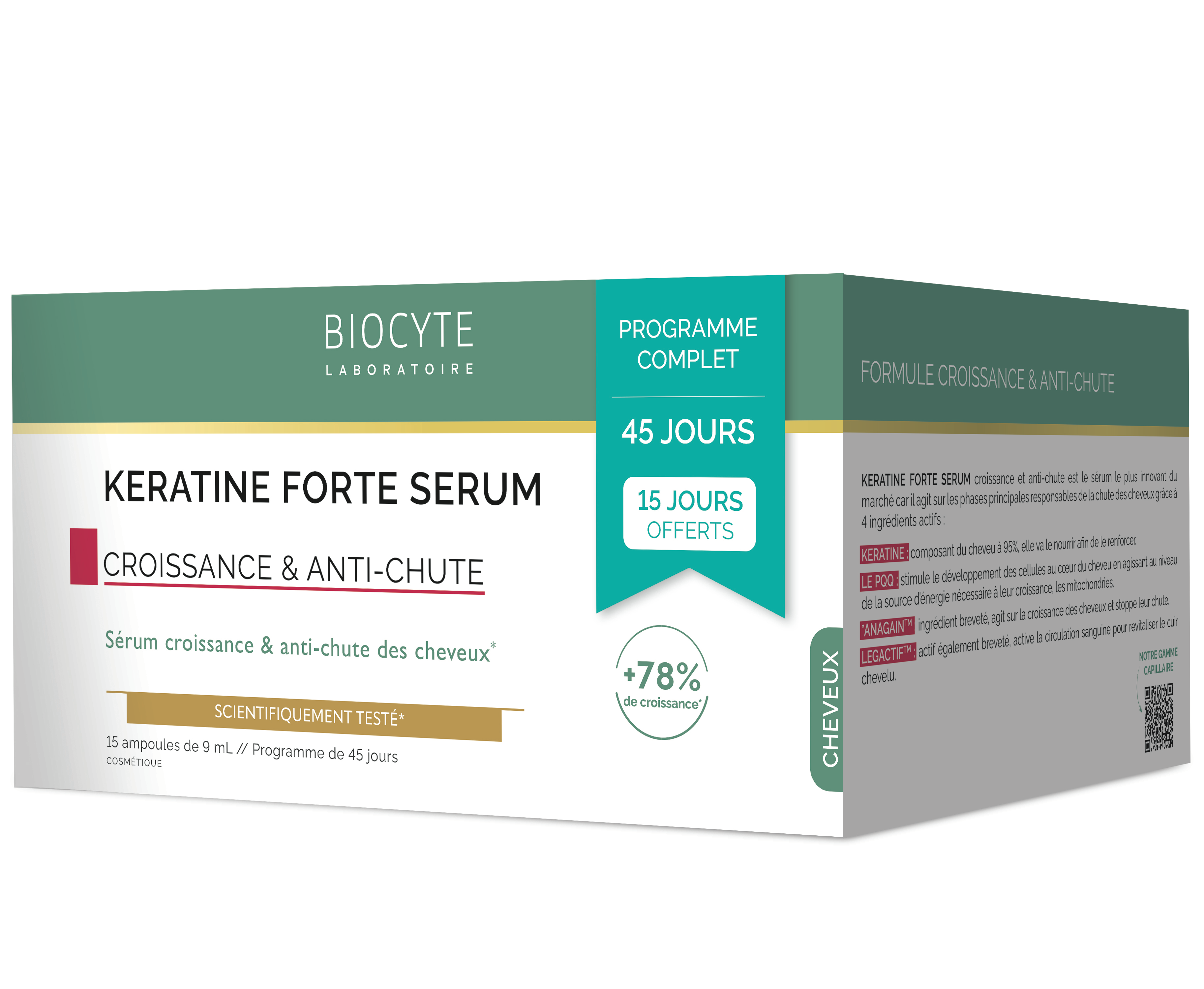 Sérum anti-chute 3x5 ampoules