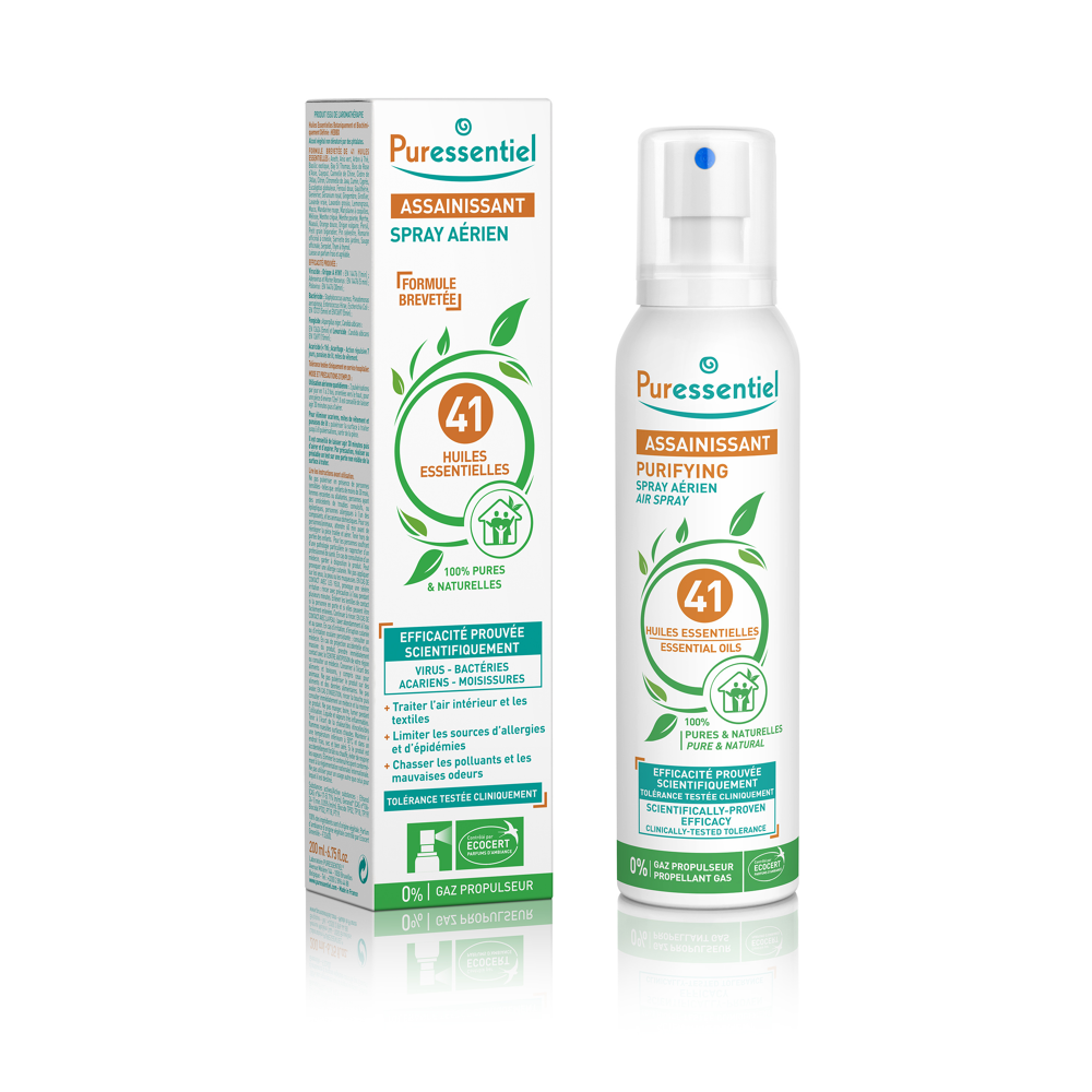 Spray aérien assainissant aux 41 huiles essentielles 200ml