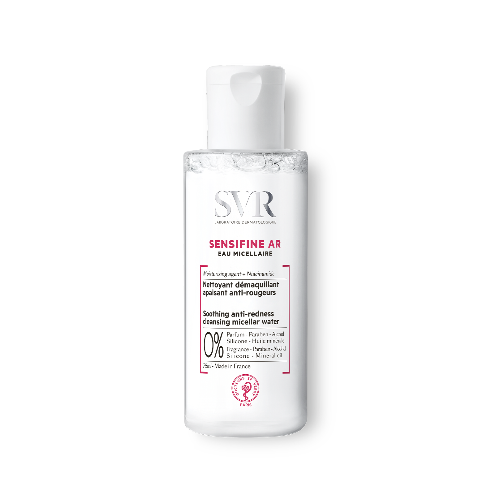 Sensifine anti-rougeurs eau micellaire 75ml