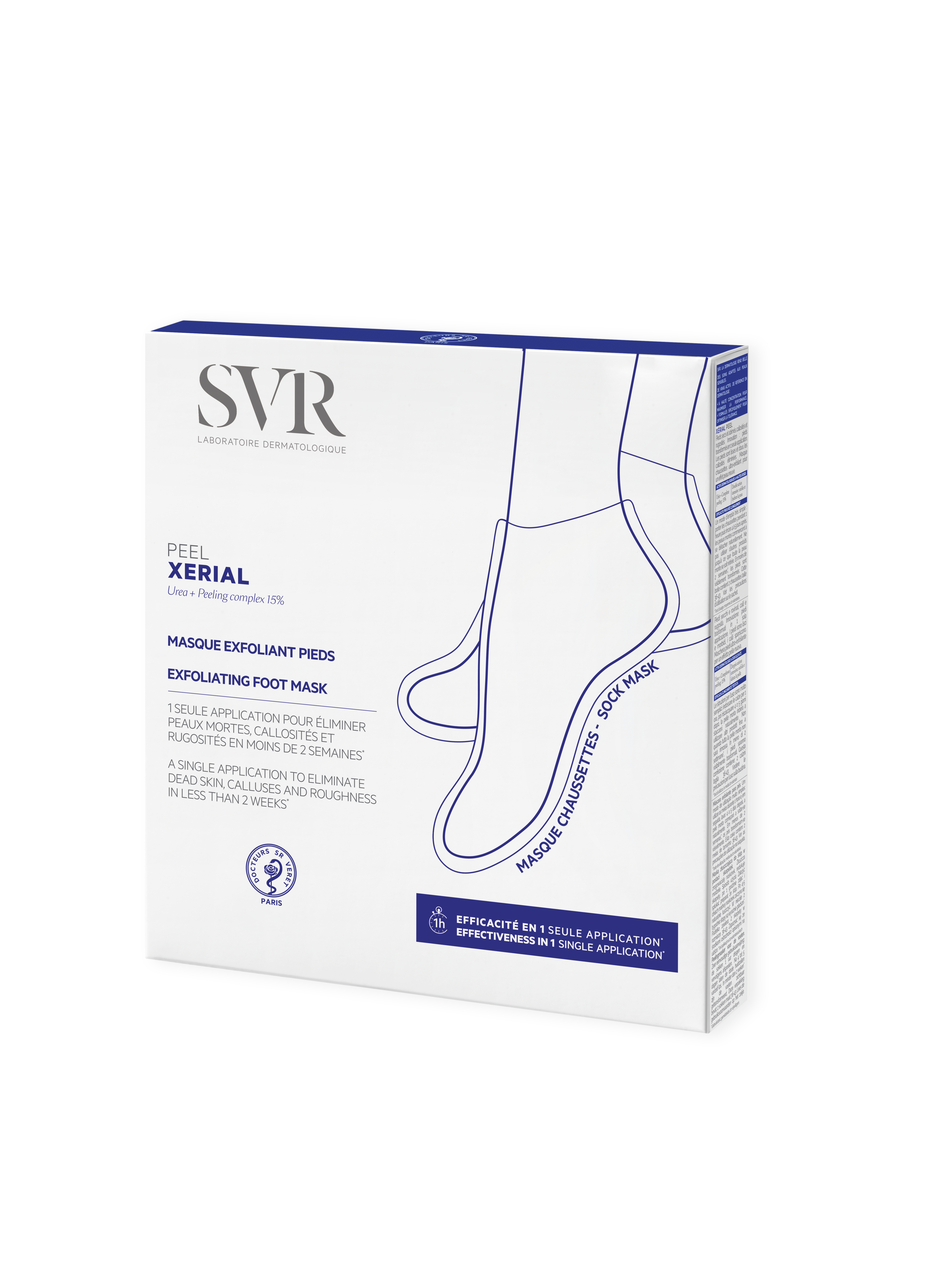 Xérial peel masque exfoliant pieds