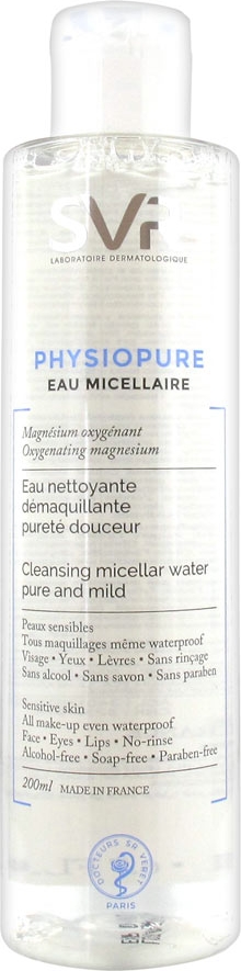 Physiopure eau micellaire nettoyante démaquillante 200ml