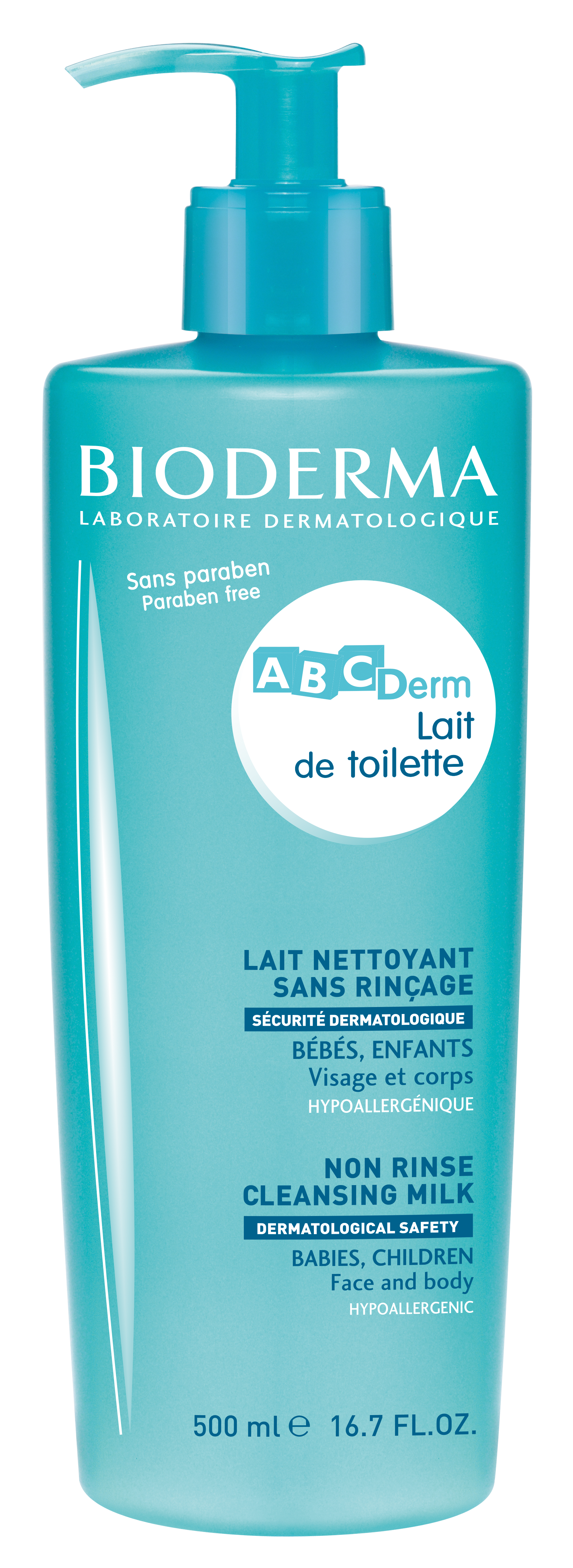 ABCDerm Lait de toilette sans rinçage 500 ml