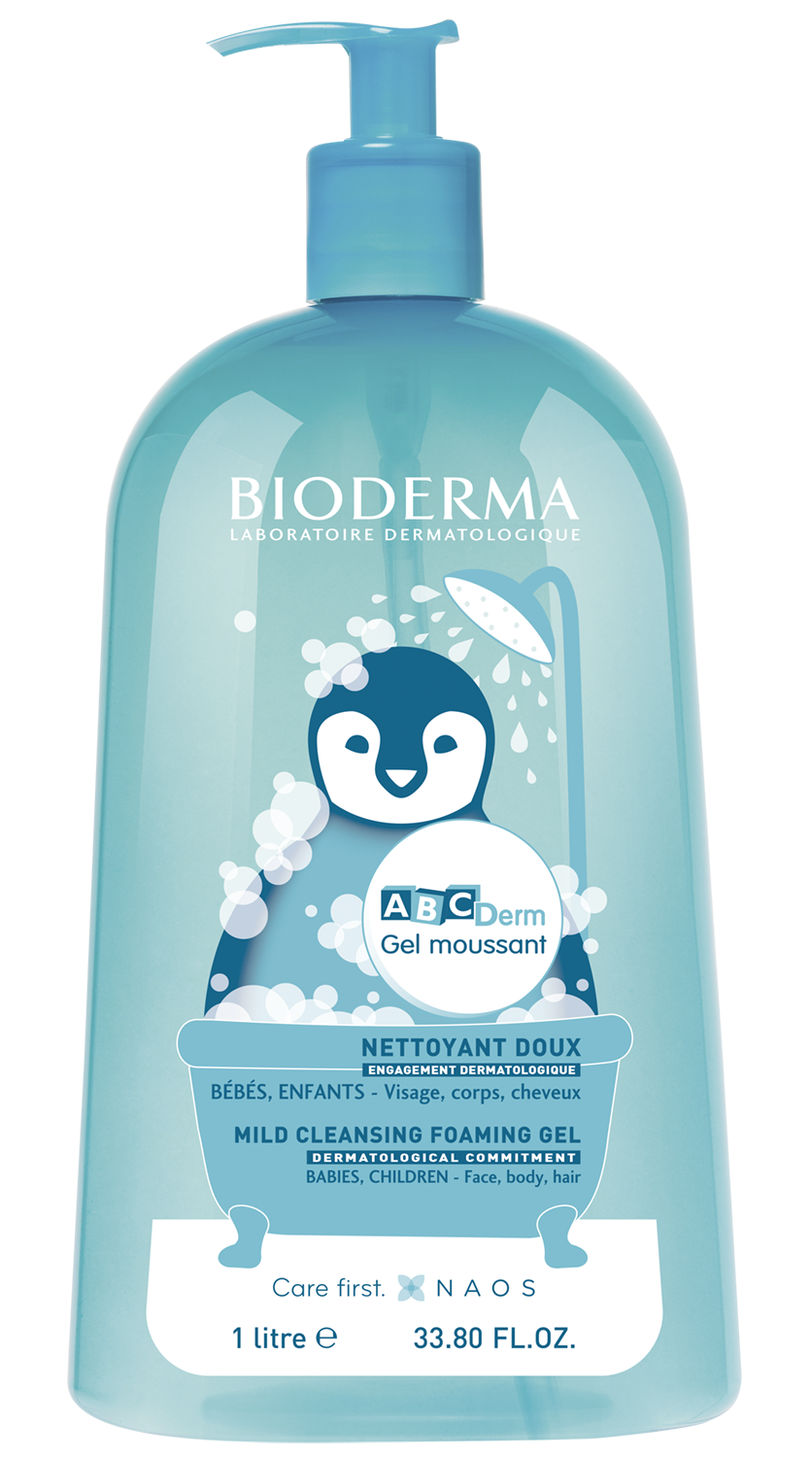 ABCDerm Moussant nettoyant doux 1 L