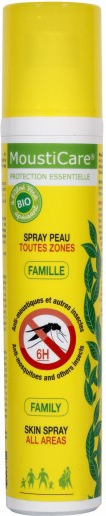 Spray peau anti-moustiques famille 125ml