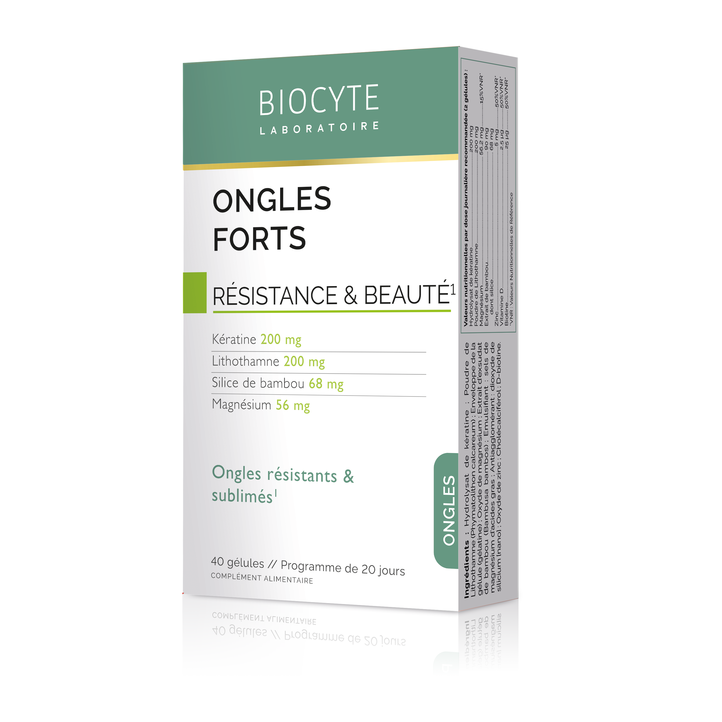 Ongles forts 40 gélules