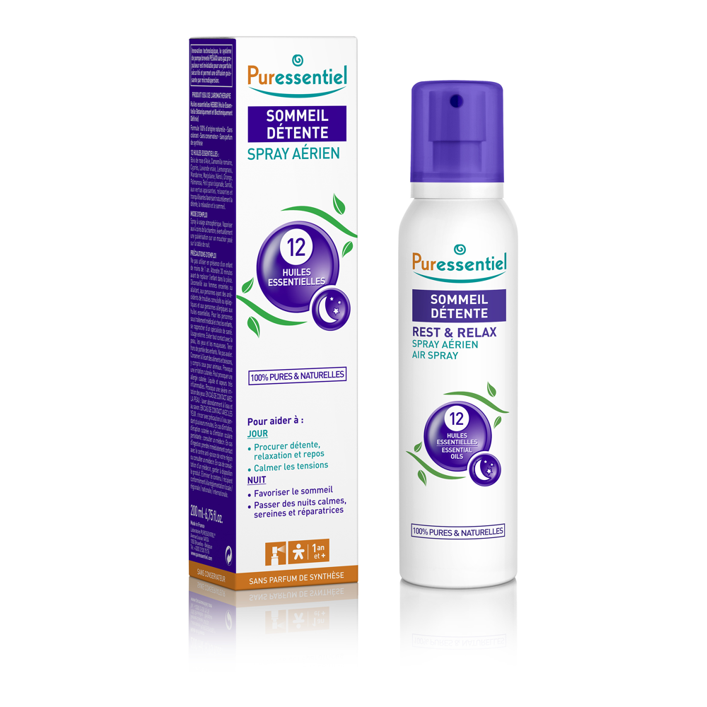 Spray aérien sommeil détente aux 12 huiles essentielles 200ml
