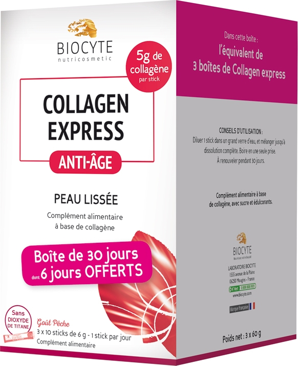Collagen express anti-âge 30 sticks