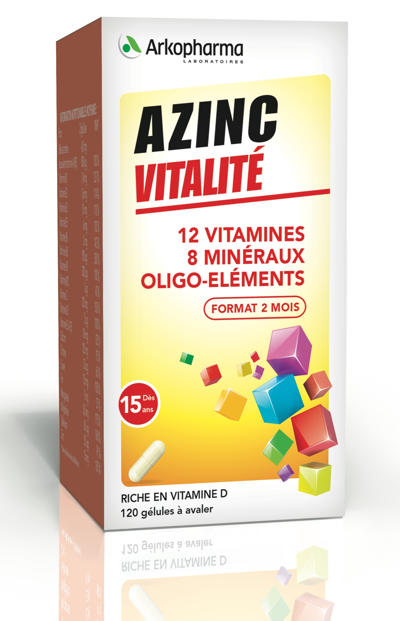Azinc forme et vitalité gélules 120 gélules