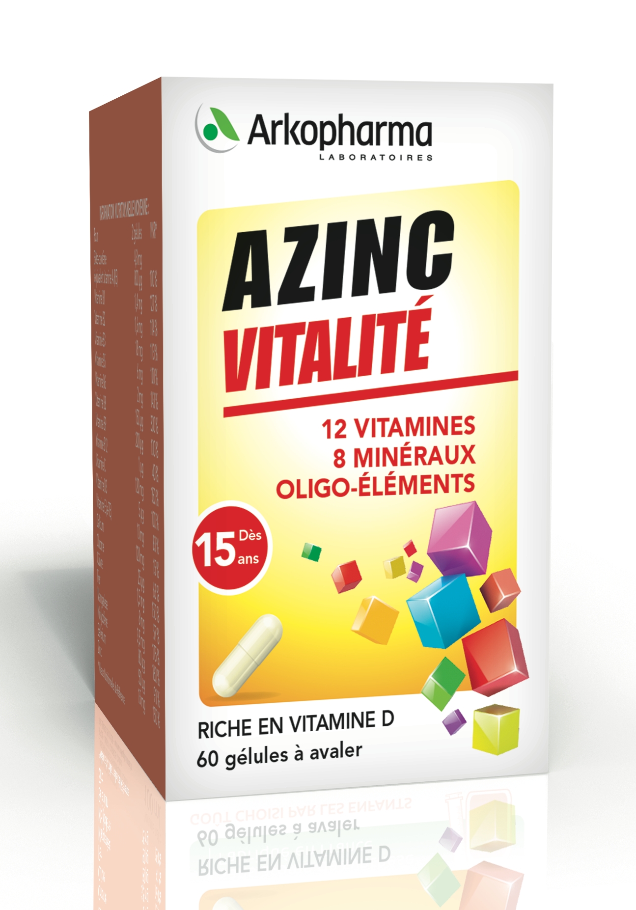 Azinc forme et vitalité gélules 60 gélules