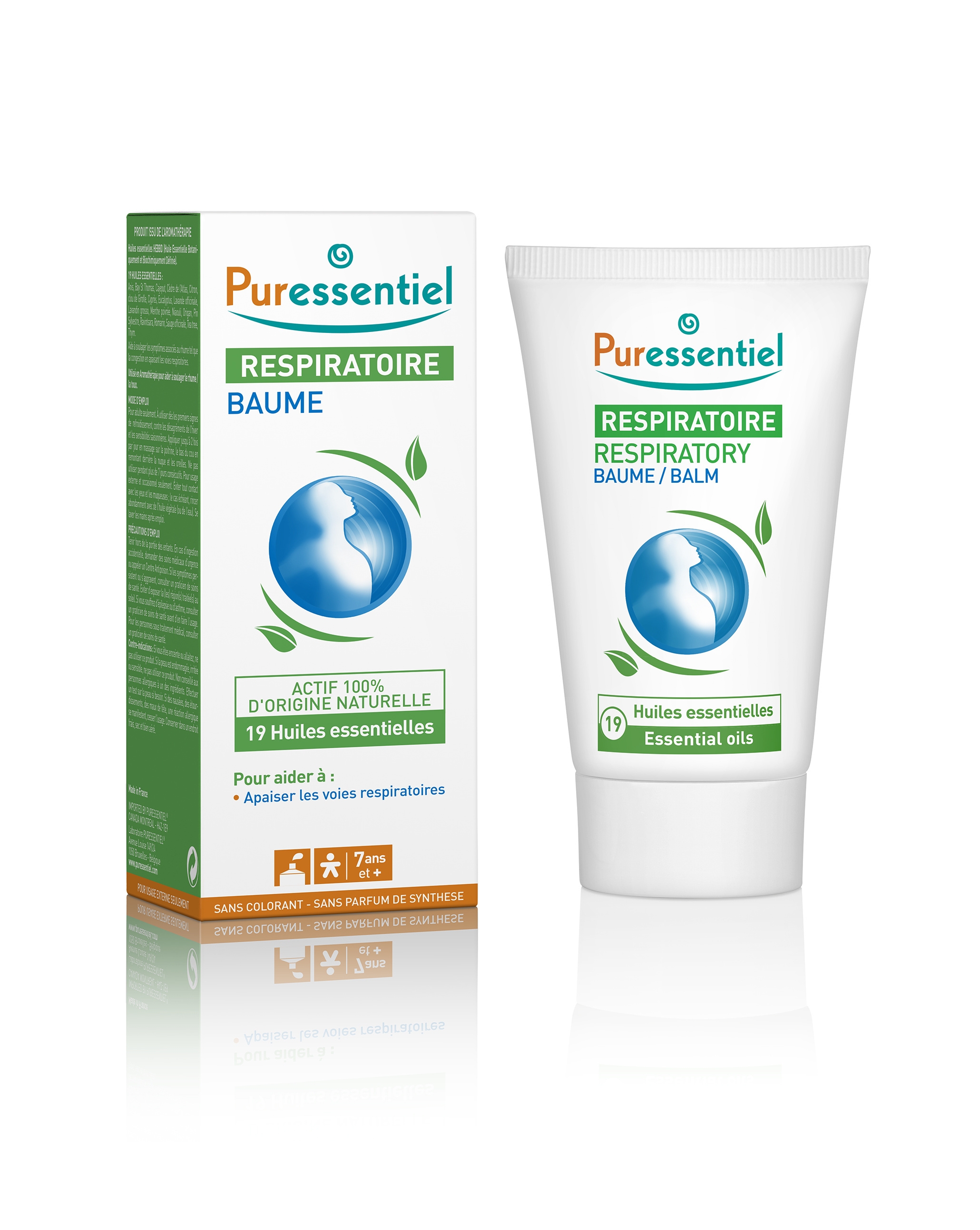 Baume respiratoire aux 19 huiles essentielles 50ml