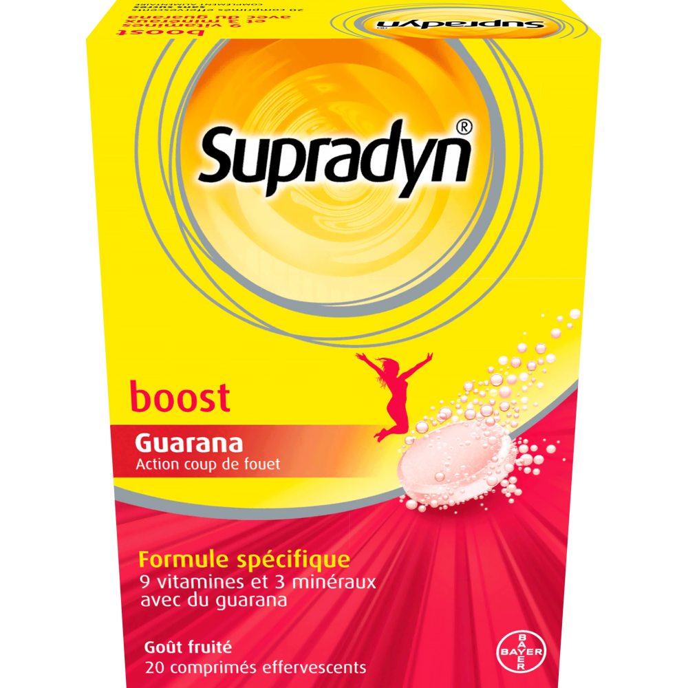 Supradyn Boost Vitamines et Minéraux 20 comprimés effervescents