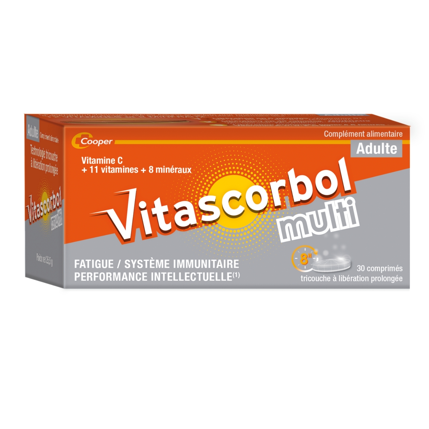 Vitascorbolmulti 30 comprimés