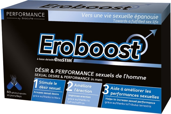Désirs et performances masculines 60 gélules