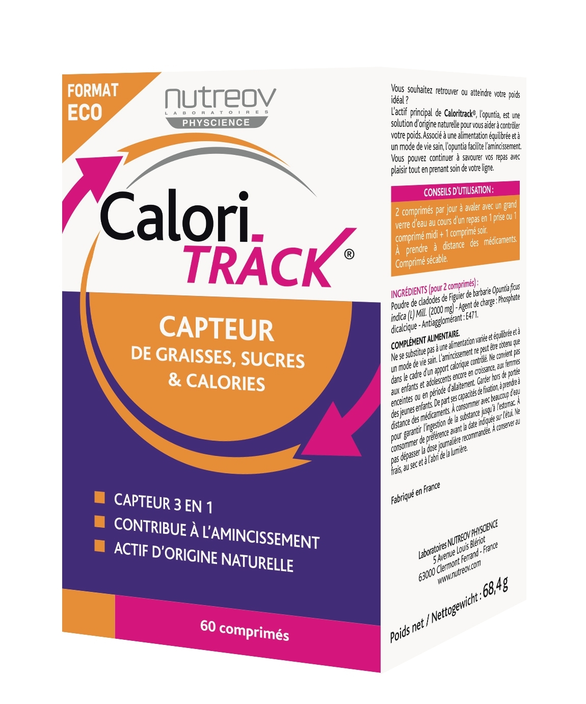 Calori track 60 comprimés