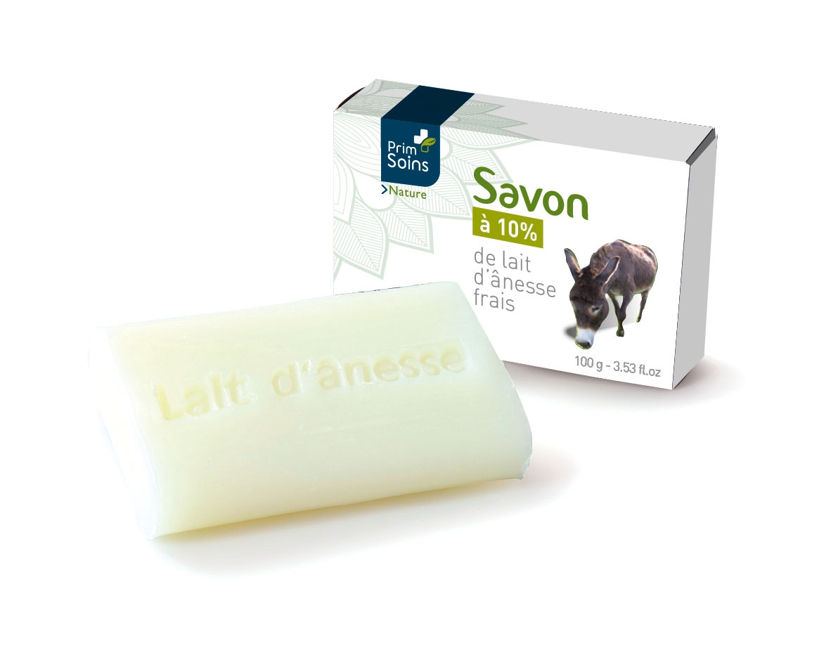 Savon 10 % De Lait D'anesse Frais 100g