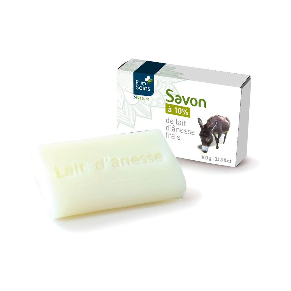 Savon 10 % De Lait D'anesse Frais 100g