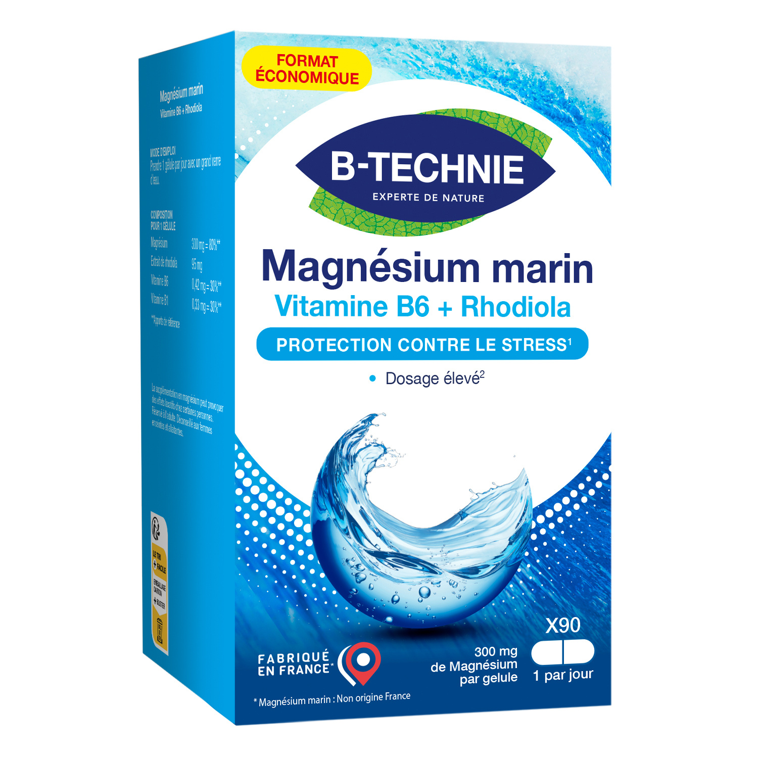 Marin B6 B9 Rhodolia 90 gélules