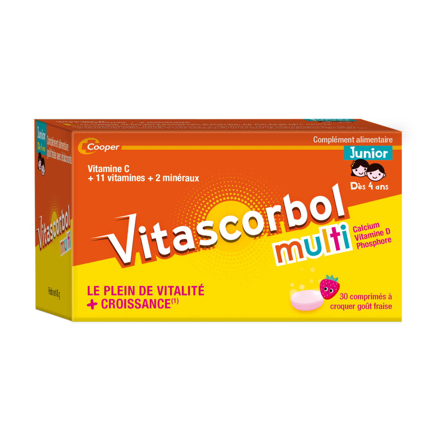 Vitascorbol Multi Junior 30 comprimés