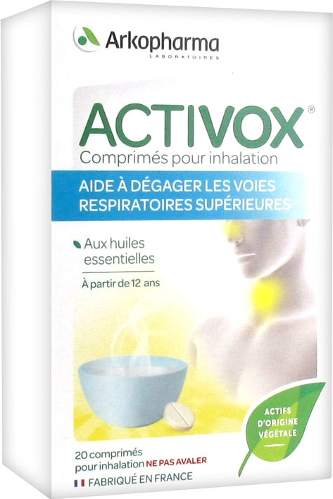 Activox comprimés pour inhalation 20 comprimés