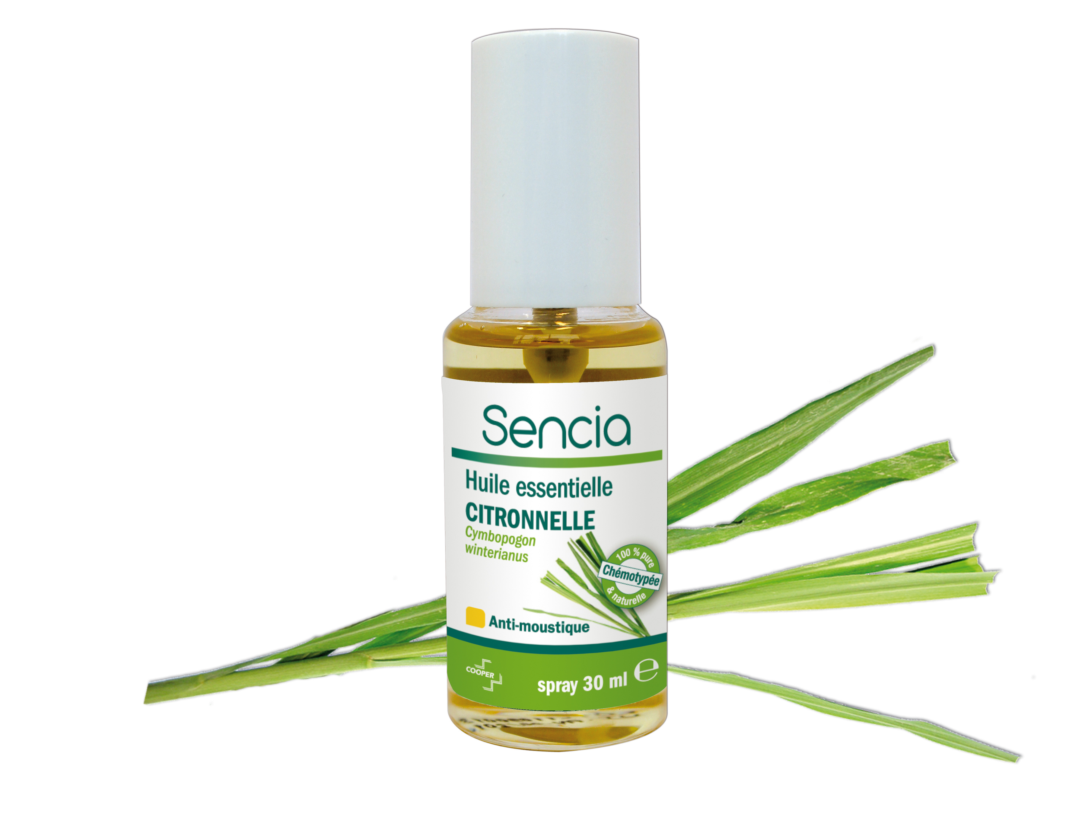 Huile essentielle de citronnelle anti-moustiques 30ml