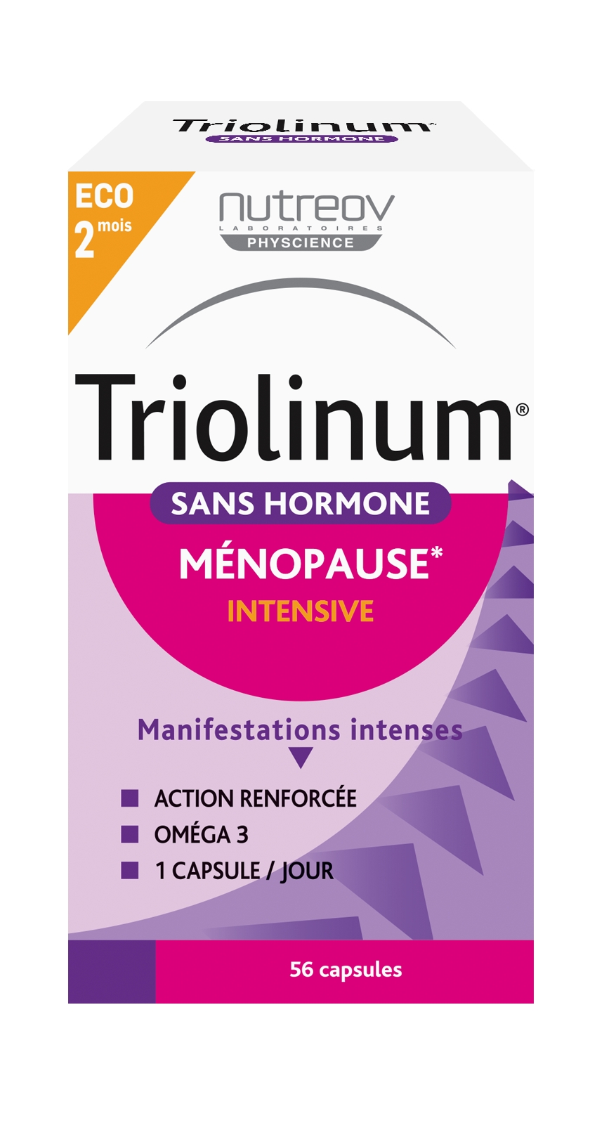 Triolinum sans hormone ménopause intensive 56 capsules