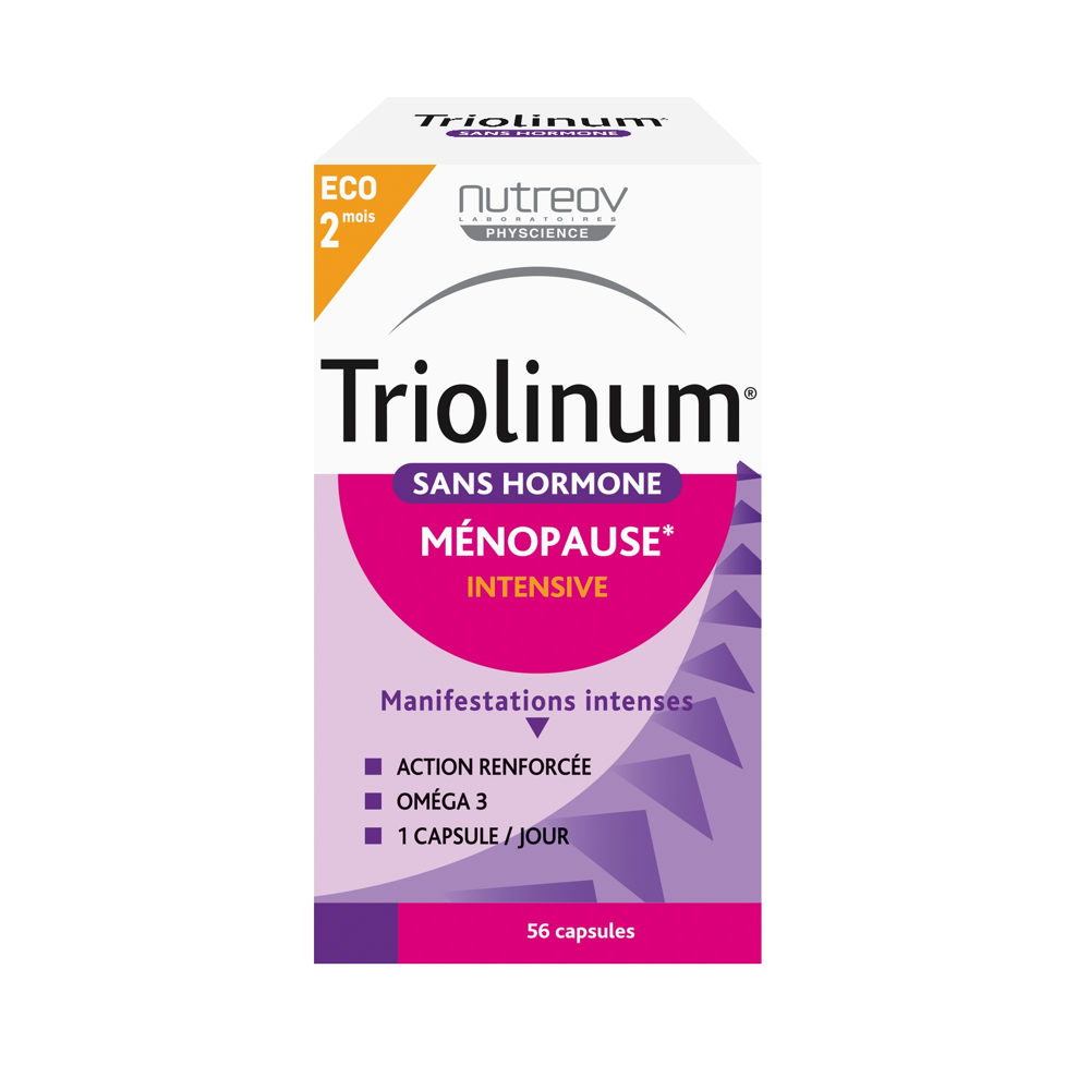 Triolinum sans hormone ménopause intensive 56 capsules