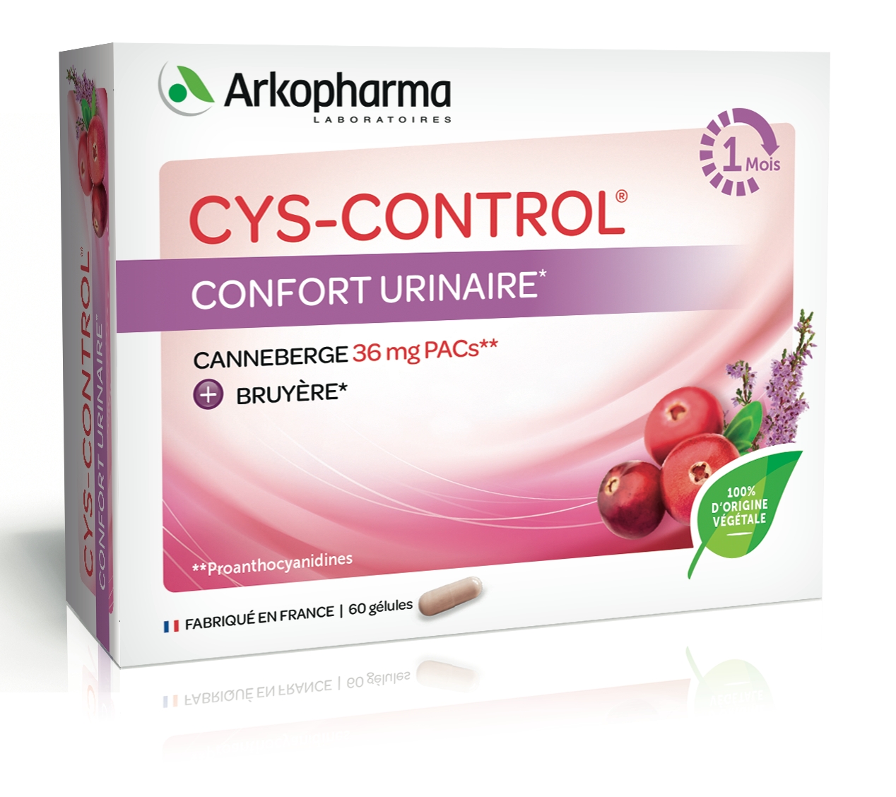 Cys-control confort urinaire 60 gélules
