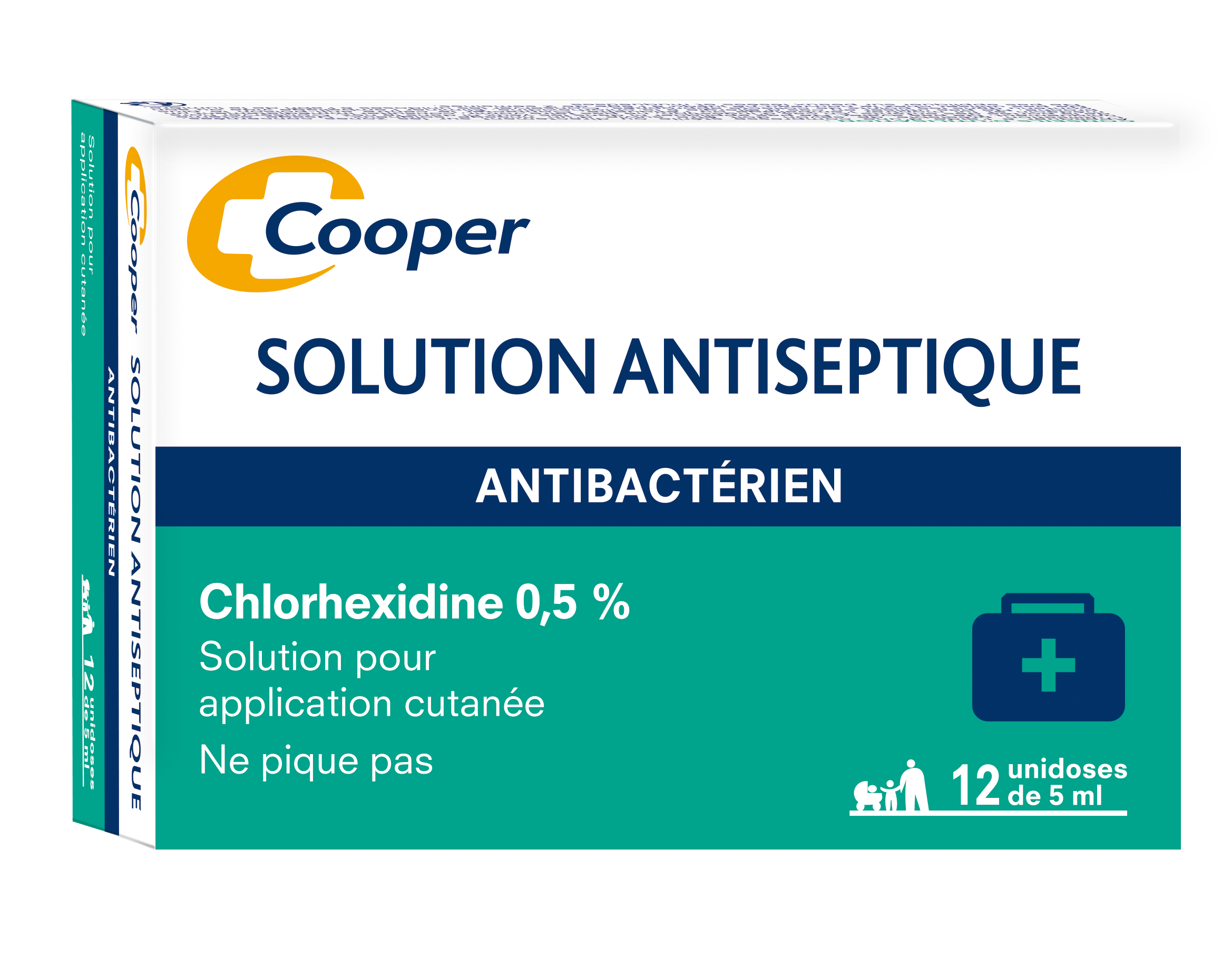 Cooper chlorhexidine 0.5% unidose b12 12 x 5ml