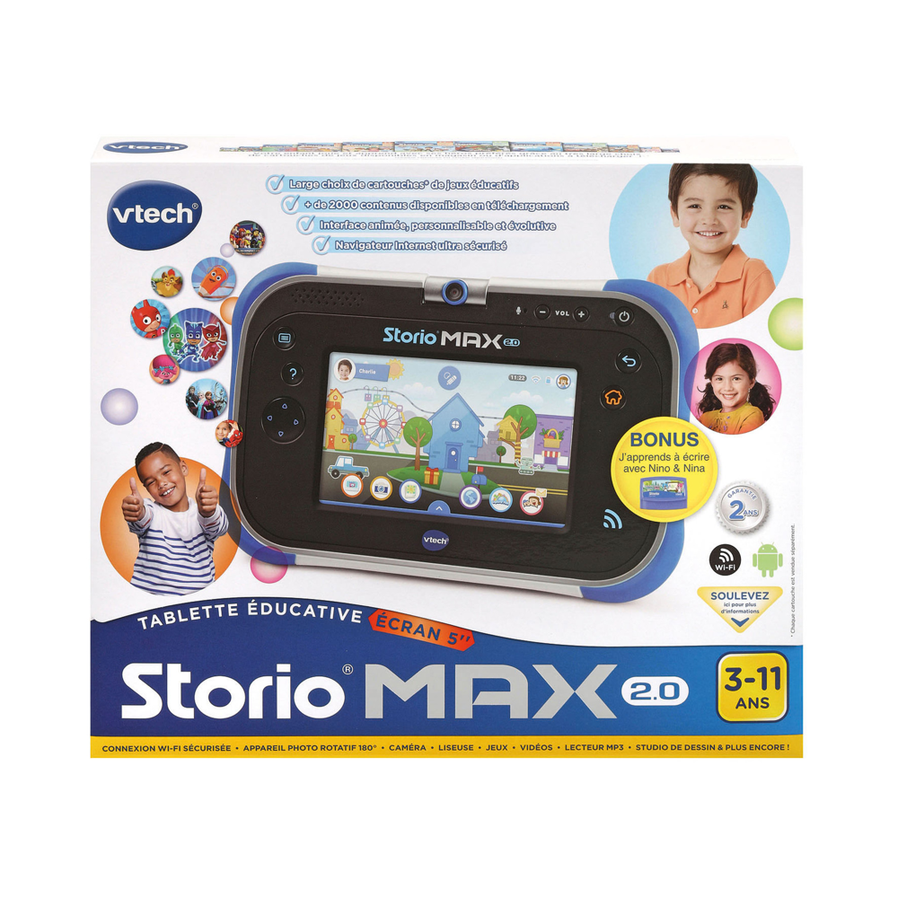 Bundle Storio Max 2.0 Bleue + Jeu J'apprends À Écrire Avec Nino Et Nina