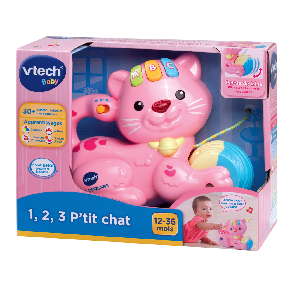 1, 2, 3 P'TIT CHAT ROSE