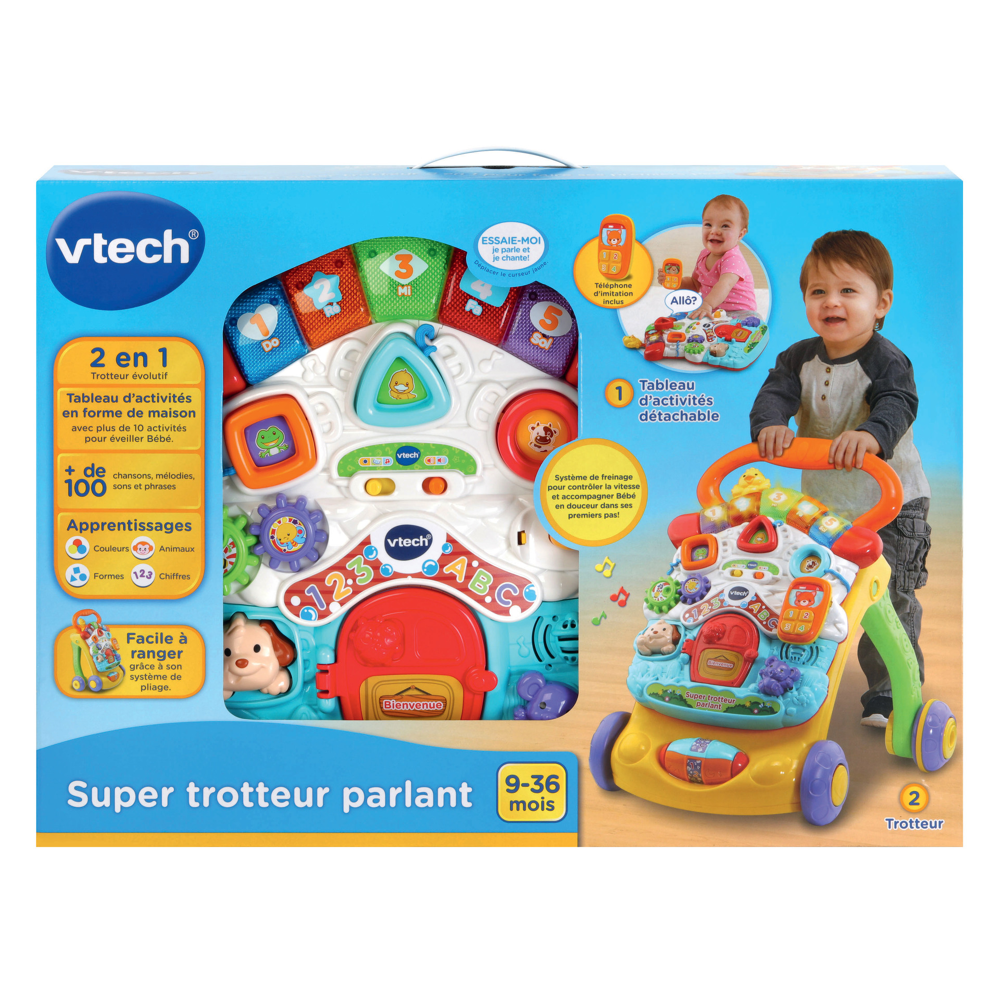 SUPER TROTTEUR PARLANT 2 EN 1