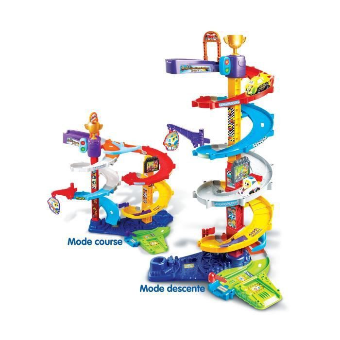 Vtech - Tut Tut Bolides - mega circuit spirales 2 en 1 + titouan, fou du volant