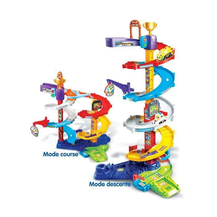 Vtech - Tut Tut Bolides - mega circuit spirales 2 en 1 + titouan, fou du volant