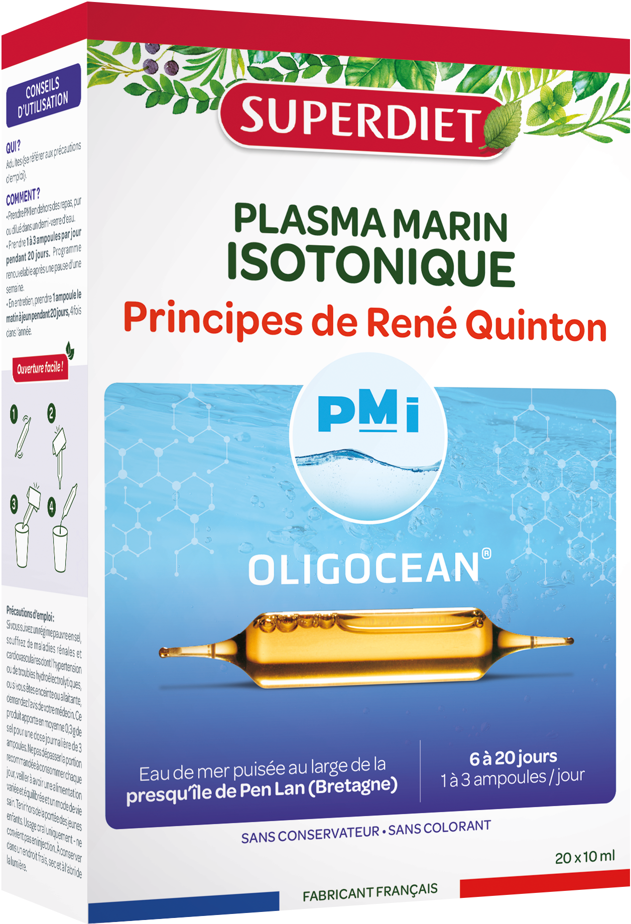 Pmi (Plasma Marin Isotonique) 20 Ampoules de 15ml