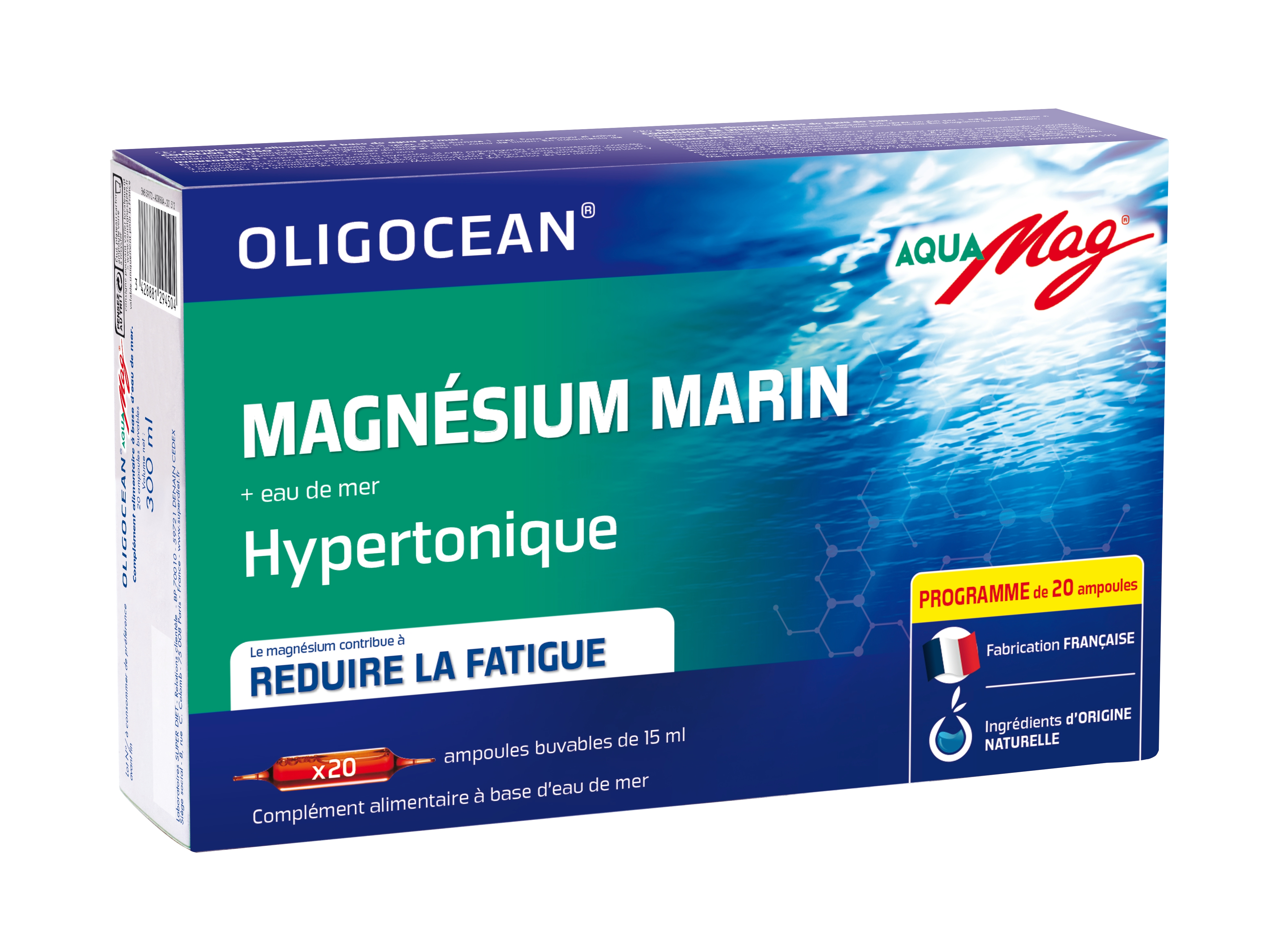 Aquamag Programme 20 Ampoules De 15ml