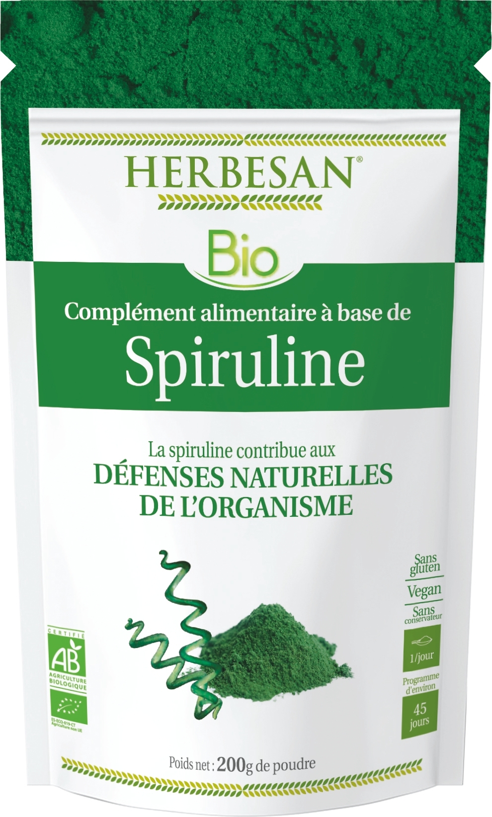 Spiruline bio - poudre 200g