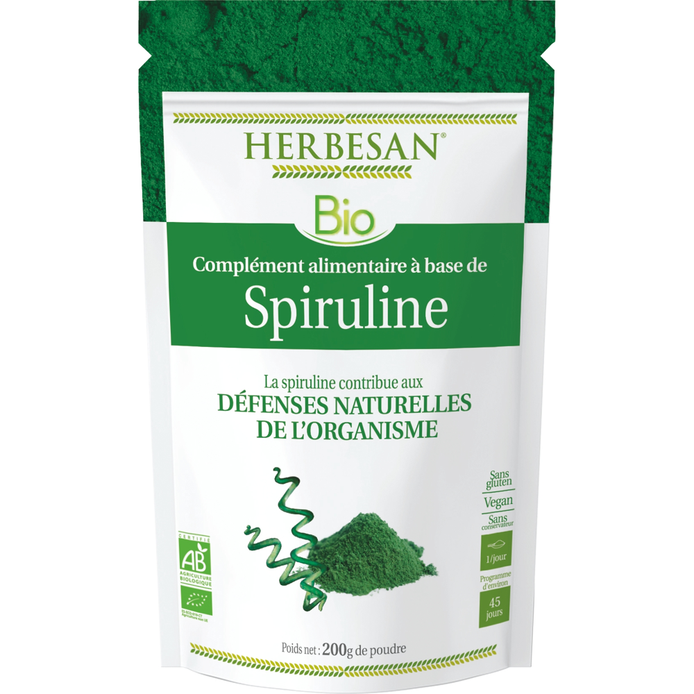 Spiruline bio - poudre 200g
