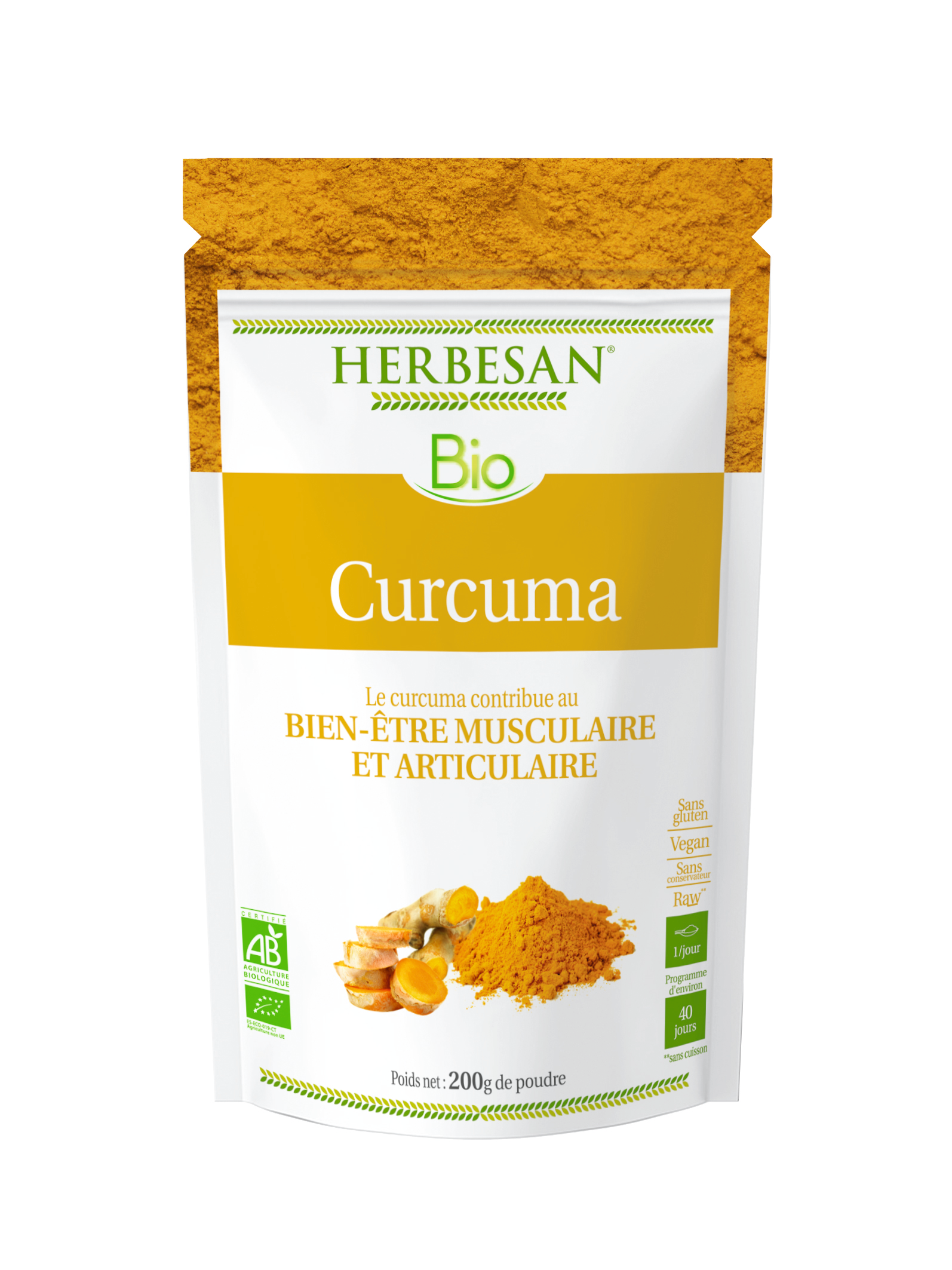 Curcuma bio poudre 200g