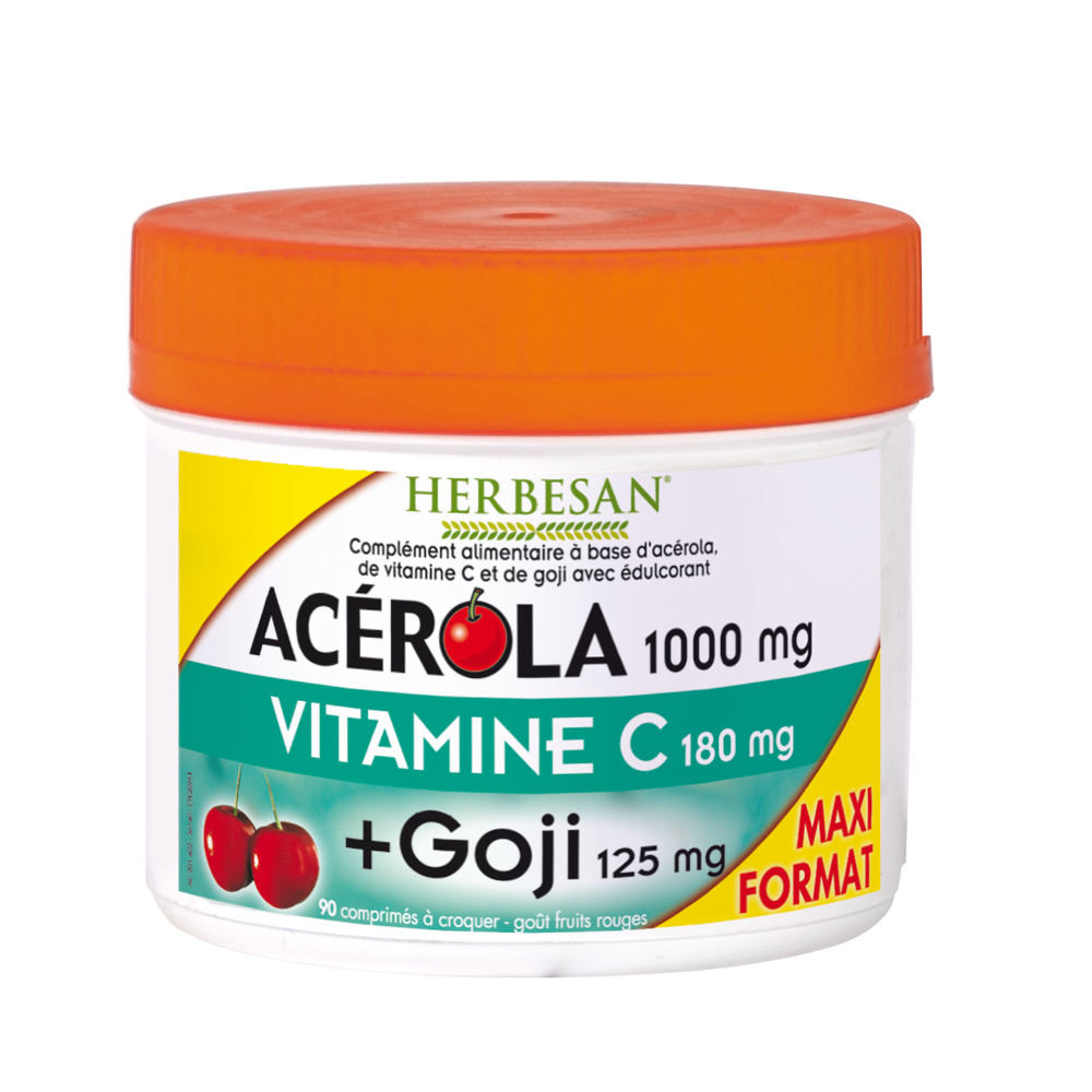 Acerola 1000 - 90 comprimés à croquer