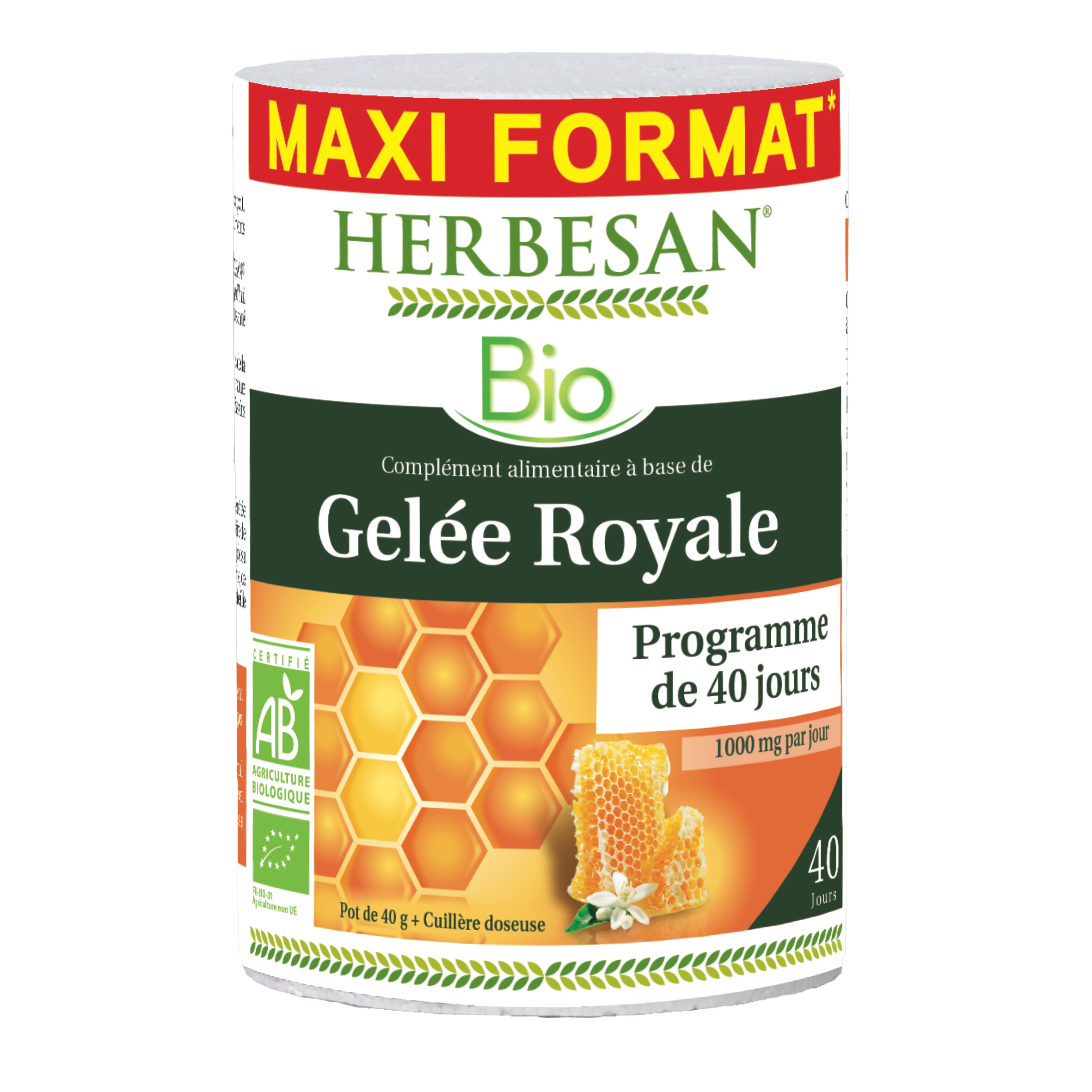 Gelée royale bio poudre 40g