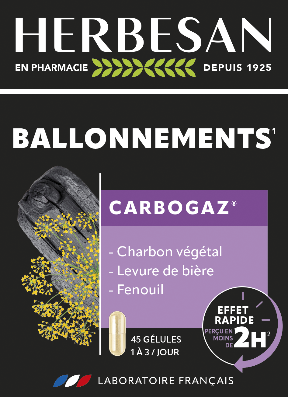 Carbogaz - 45 gélules