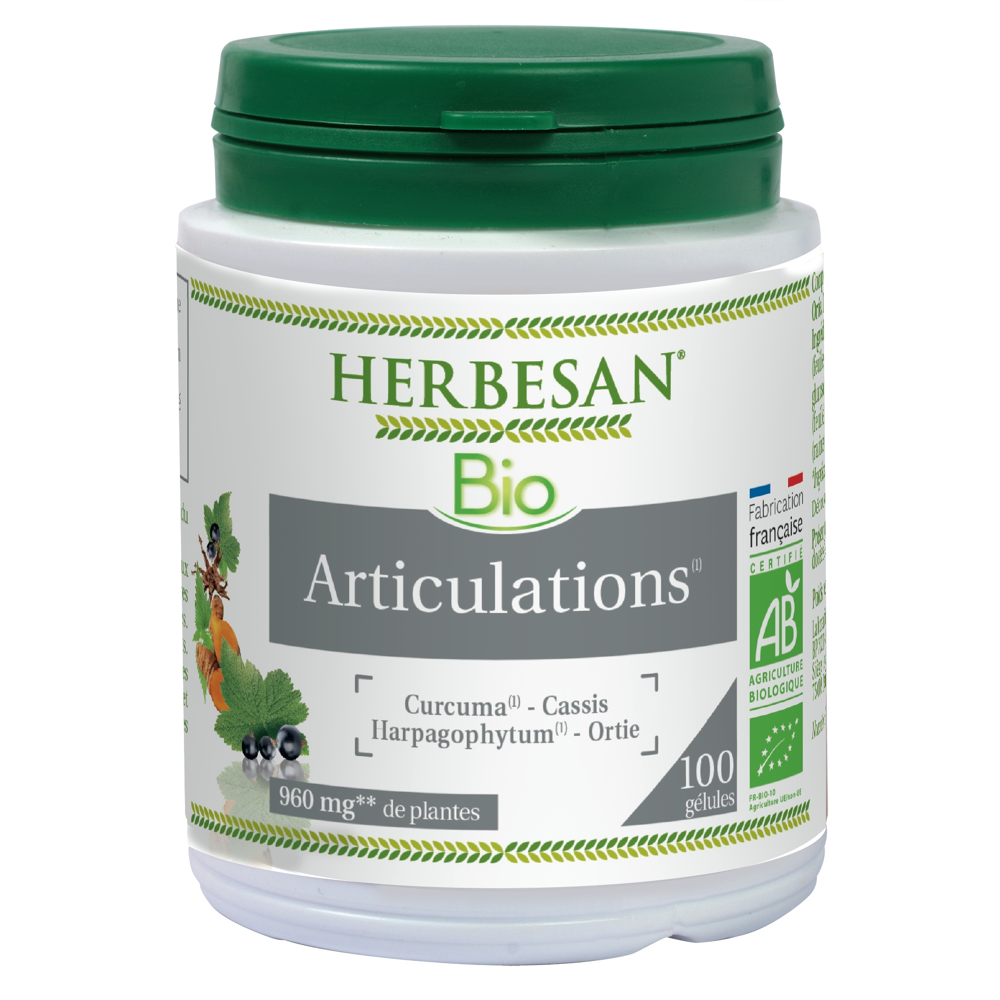 Curcuma Articulations bio 100 gélules